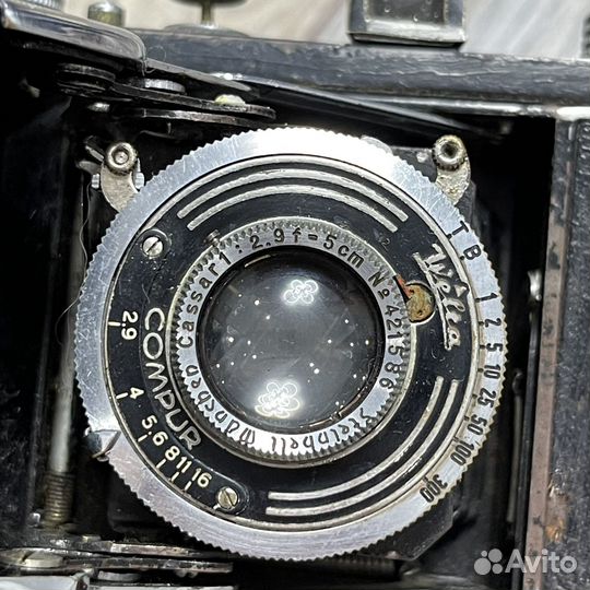 Плёночный фотоаппарат Welta Compur f2.9