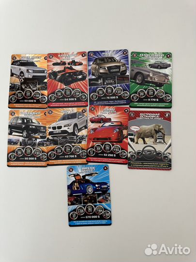 Карточки - Супергонки 2011 год