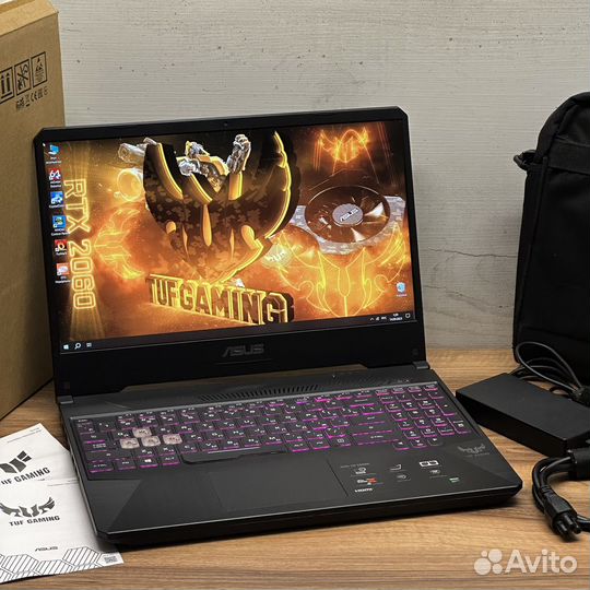 Asus Tuf 15.6 120Hz Ryzen 7/GTX 1650/SSD256/IPS