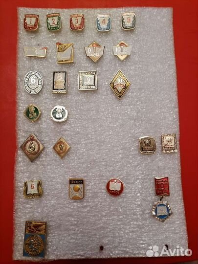 Значки школьные