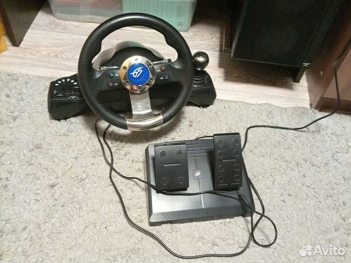 Игровой руль dexp wheelman 2