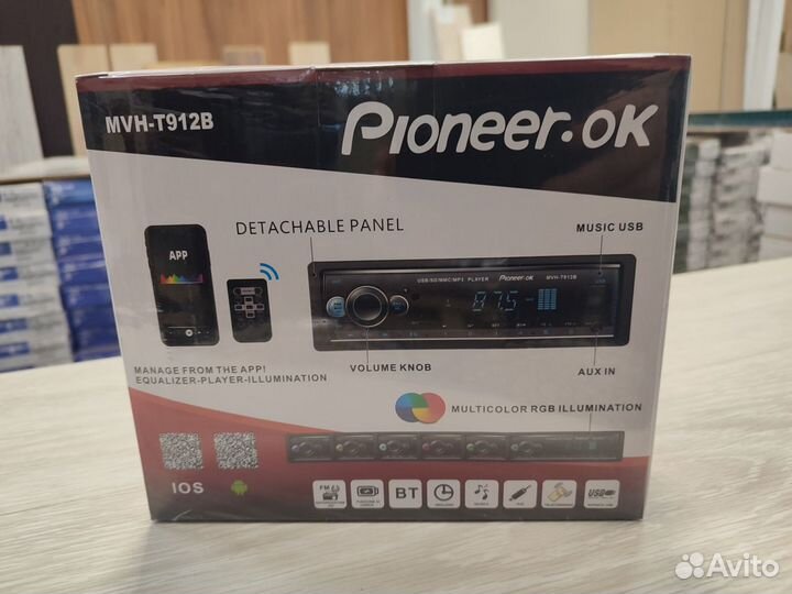 Автомагнитола pioneer с bluetooth