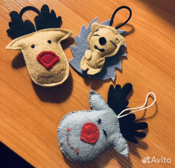 Игрушки из фетра ручной работы
