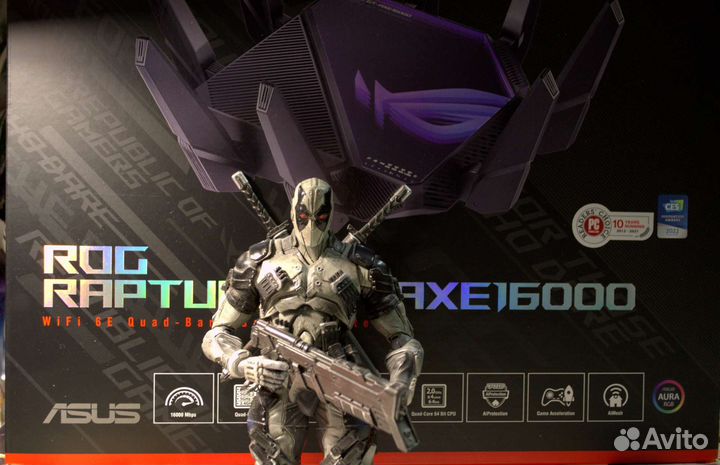 New asus ROG Rapture GT-AXE16000 Wi-Fi 6E