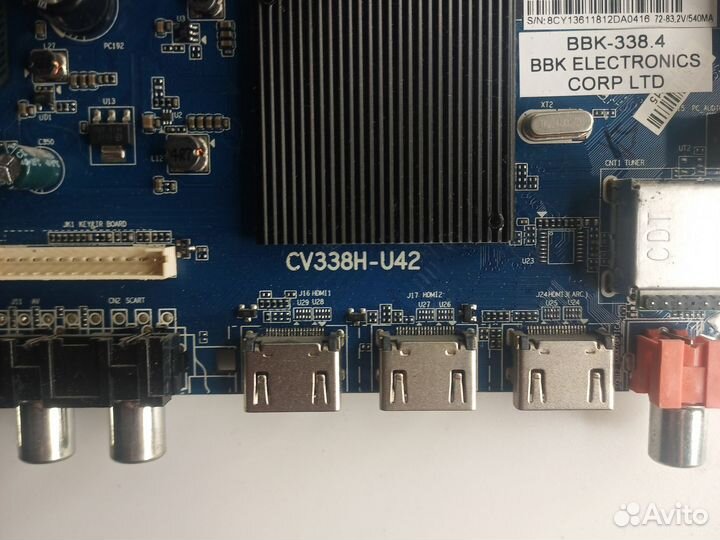 CV338H-U42 main BBK 40LEX-5058/FT2C