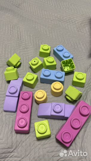 Конструктор мягкий кнопик