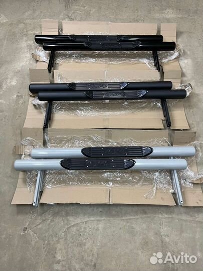 Пороги 21214 Нива Урбан труба 76мм с проступью