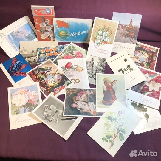 Открытки СССР 1950-1960х годов