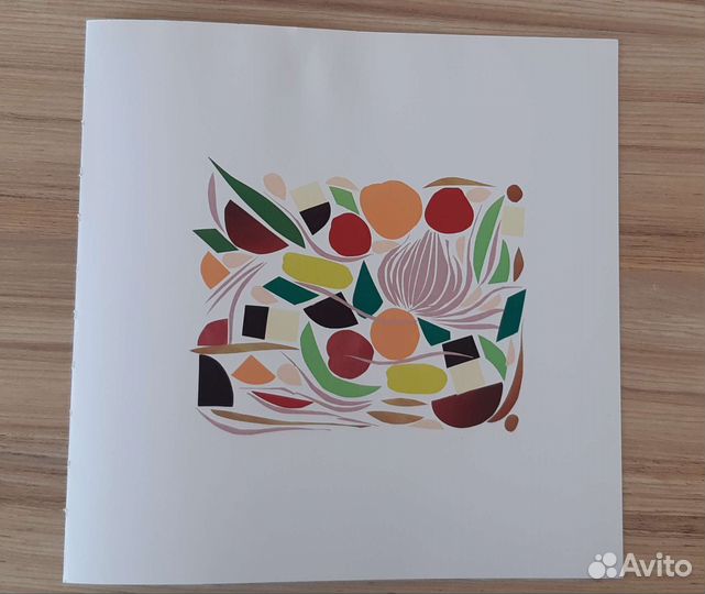 Постер с коллажом рецепта Алена Пассара 21х21