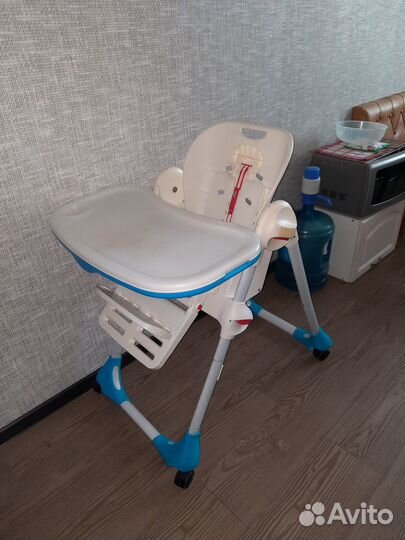 Детский стульчик для кормления chicco polly
