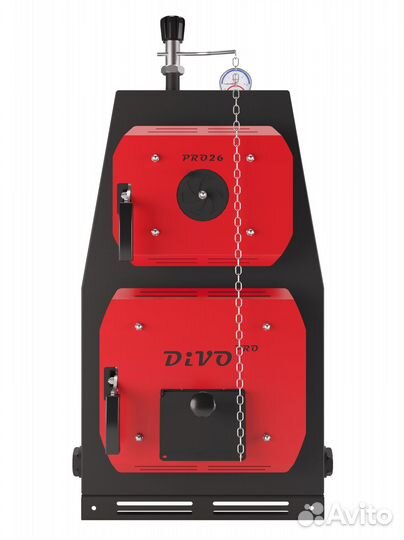Котел для дома и дачи на дровах Диво Про 22