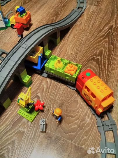 Лего дупло железная дорога 10508
