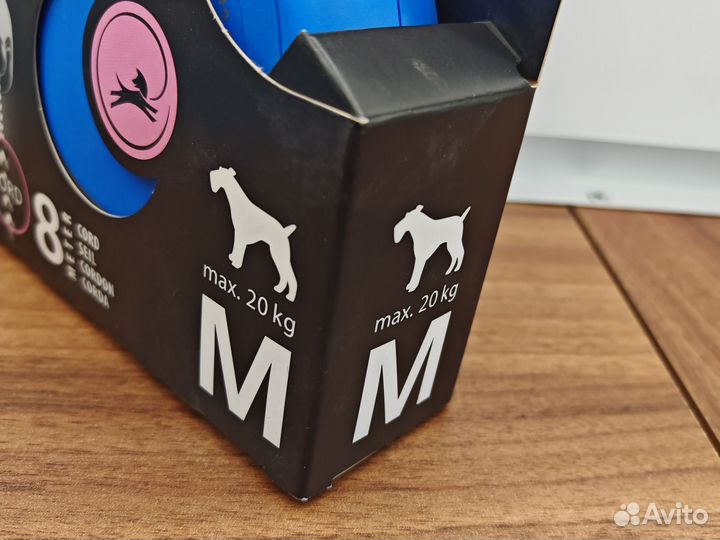 Поводок рулетка Flexi M 8 метров 20кг