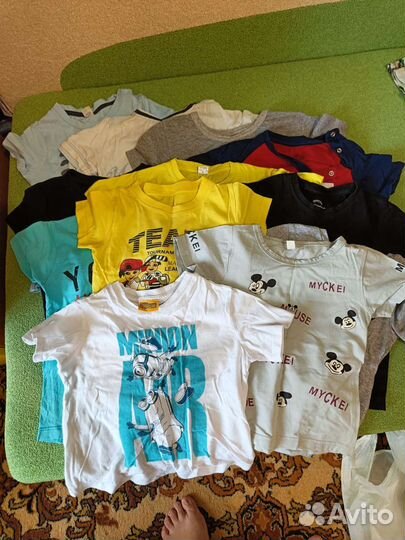 Огромный пакет вещей на мальчика