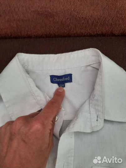 Рубашка школьная 134-140-146