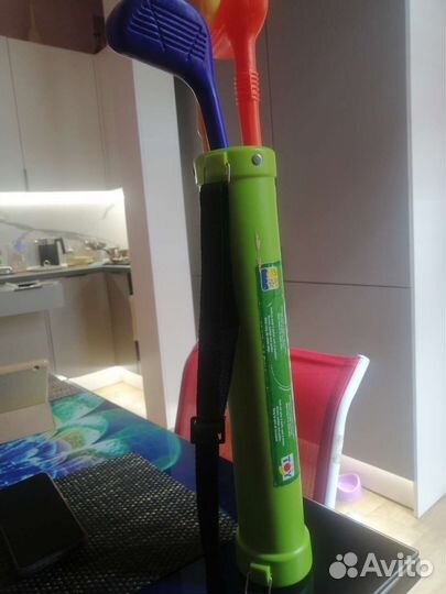 Уточка на палке и гольф