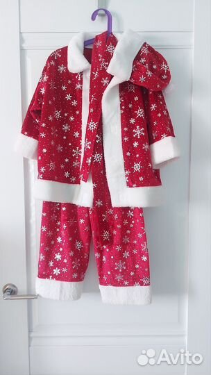 Костюм Деда Мороза / Санта Клауса размер 104-128