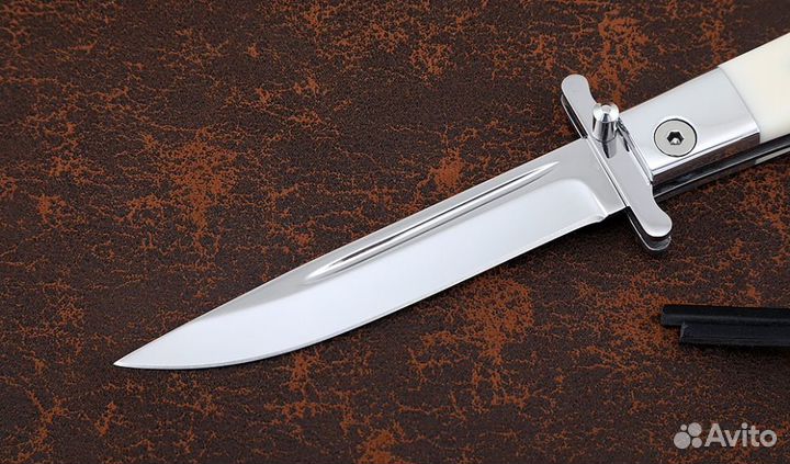 Нож Финка нквд складная сталь 95Х18 со штифтом акр