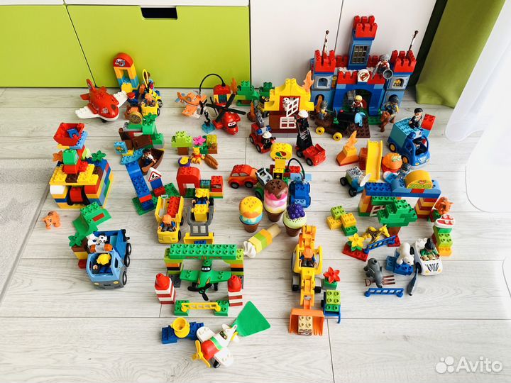 Lego Duplo много, 15 наборов