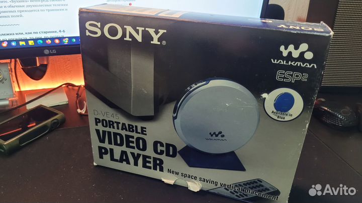 CD плеер Sony D-VE45 новый