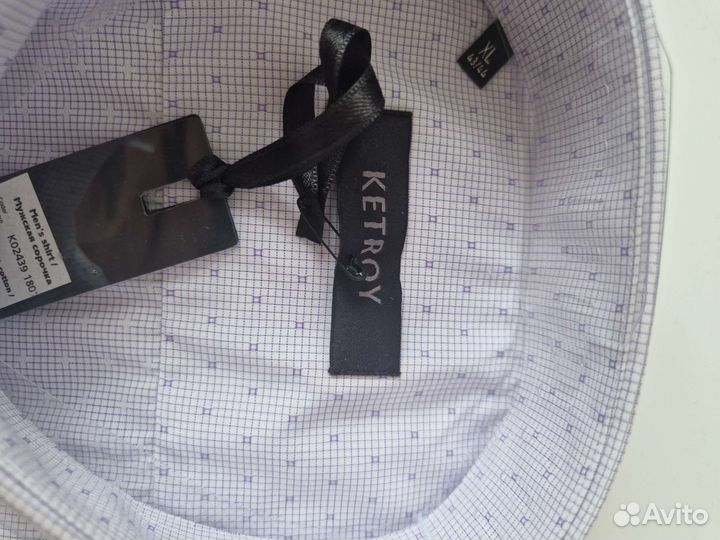 Мужская рубашка ketroy 43-44 ворот