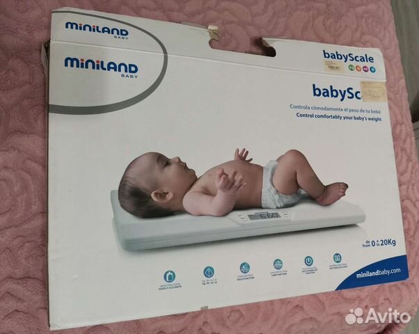 Весы детские miniland babyScale