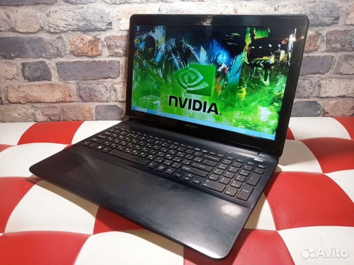 Полностью рабочий Sony 2ядра 4Гб 500Гб GeForce 740