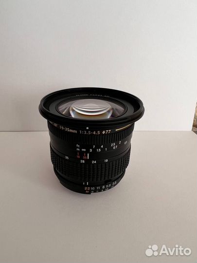 Обьектив Tamron AF 19-35mm 1:3,5-4,5 ф 77 А10