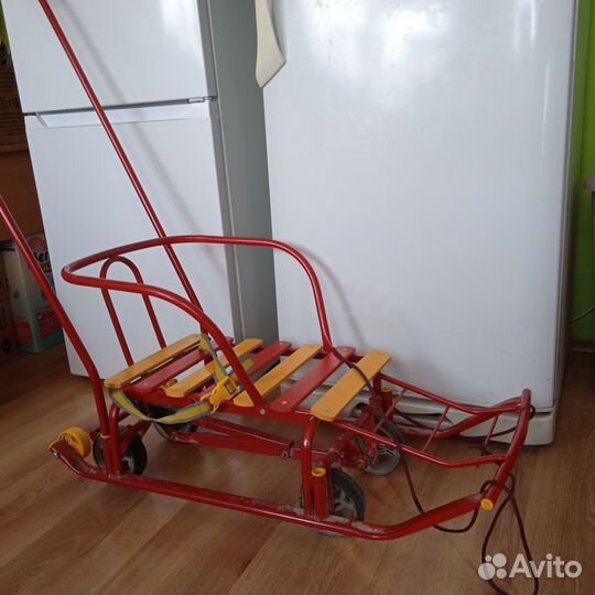 Санки на колесах