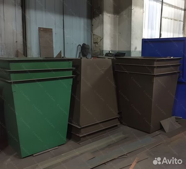 Контейнер для мусора 8м3, 1.1м3, 0.75 м3 H11280