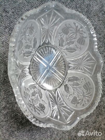 Салатник хрустальный