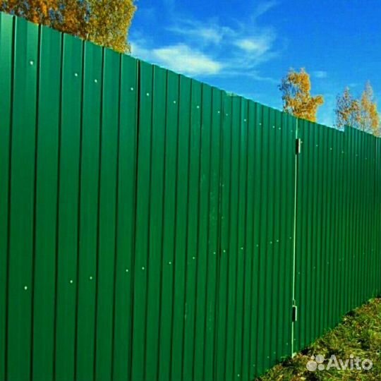Забор из профнастила