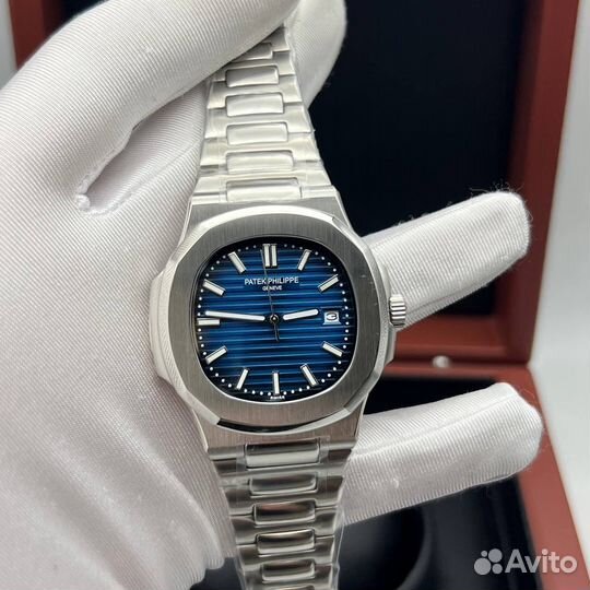Мужские часы синие Patek Philippe