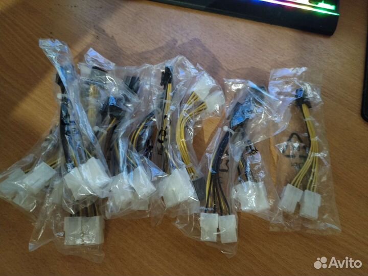 Переходники питания 6х2 pin на 8 pin