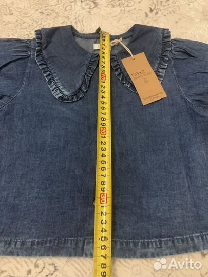 Джинсовая блузка Next 104 новая