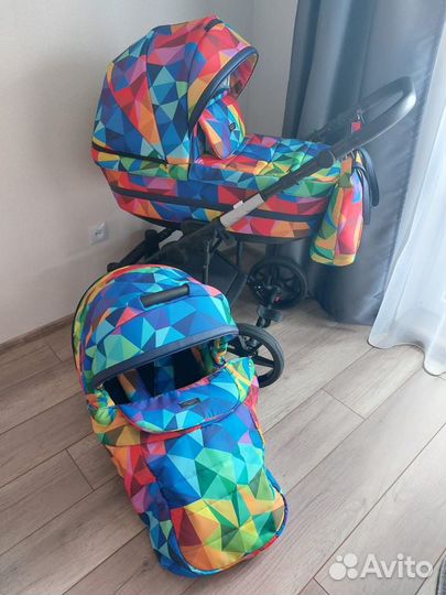 Коляска 2 в 1+ автокресло