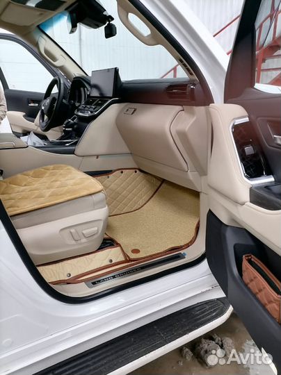 3d коврики из экокожи на Opel Monza