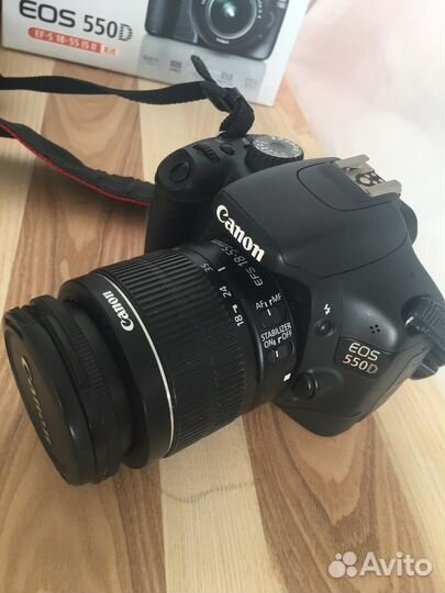 Зеркальный фотоаппарат canon 550d
