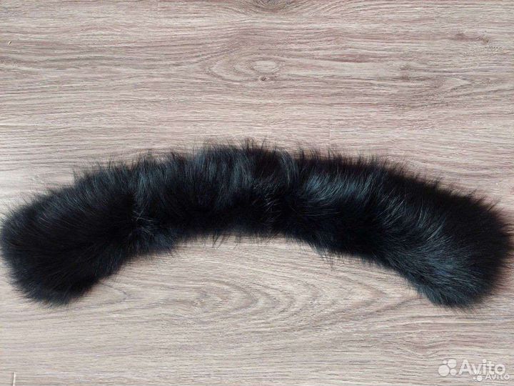 Меховой воротник енот