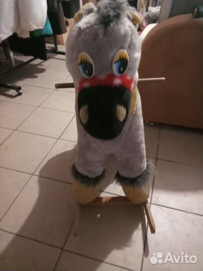 Лошадка качалка деревянная