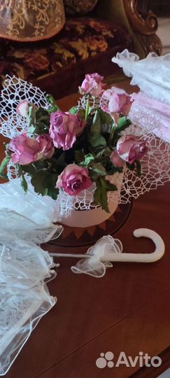 Зонт кружевной для свадьбы, фотосессии