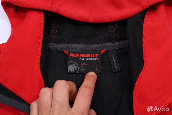 Mammut Windstopper Softhell Jacket куртка софтшелл