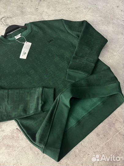 Свитшот Lacoste зеленый LUX
