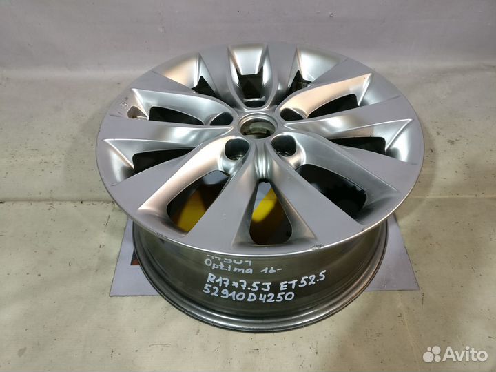 Диск KIA Optima 16- R17x7.5 ET52.5 5x114.3 11901