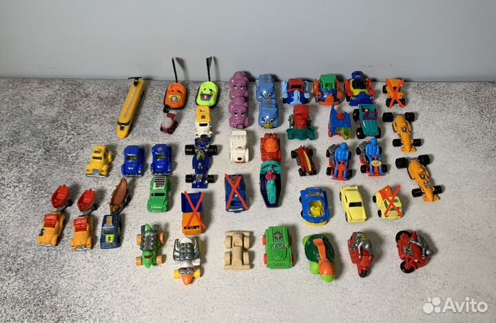 Машинки из киндер сюрприза