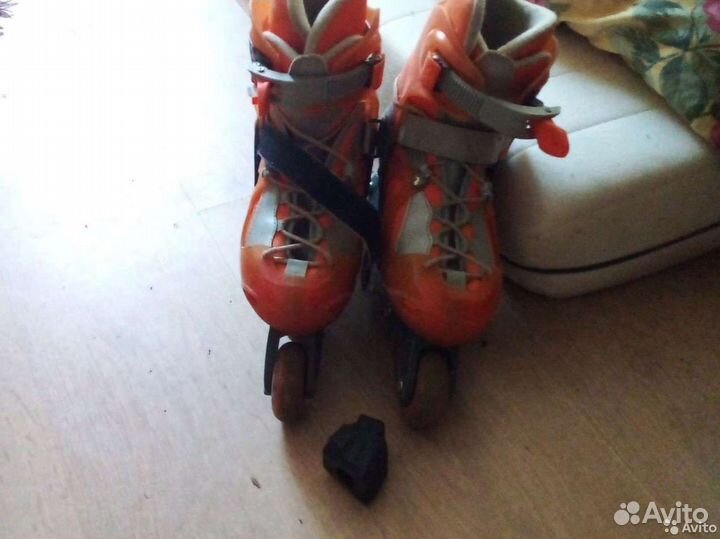 Роликовые коньки р 37