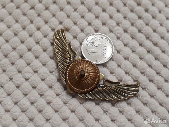 Тяжелый знак крылья Спецназ вдв эмаль винт