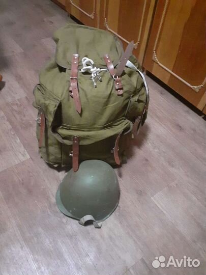 Рюкзак туристический-тактический,шлем бу металл