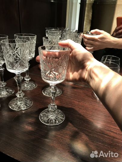 Хрустальные бокалы СССР
