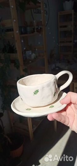 Чашка с блюдцем